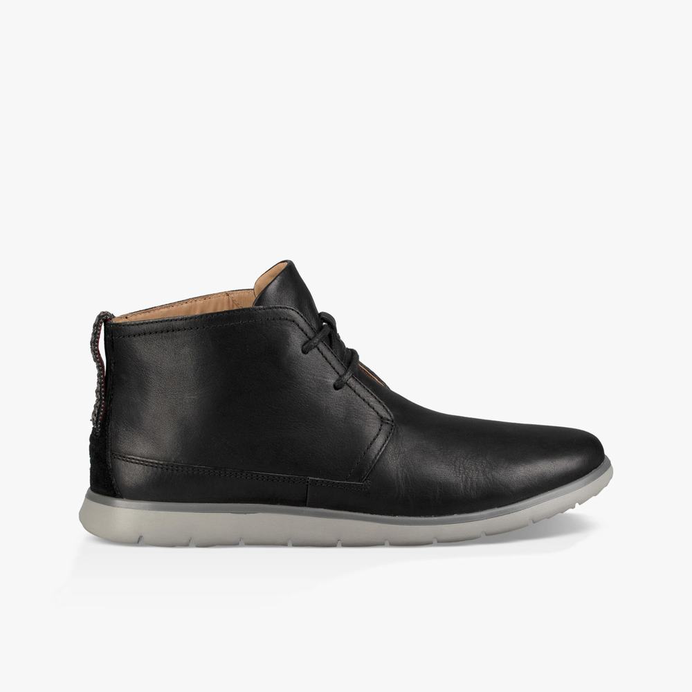 Bottes Classic UGG Freamon Waterproof Chukka Homme Noir Soldes 289QRSAP